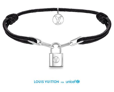 louis vuitton x unicef bracelet price|Louis Vuitton UNICEF bracelet black.